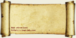 Jakov Medved vizit kartica